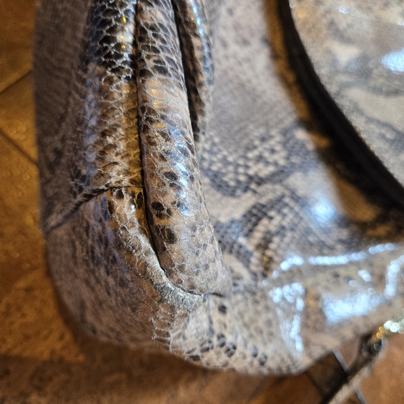 Cole Haan Snake Embossed Leather Crossbody Bag - Picture 14 of 15